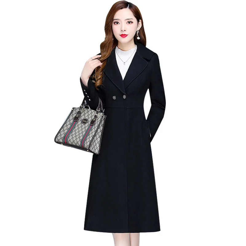 Woolen Coat Women Autumn Winter 2023 New Fashion Temperament High-end Cashmere Woolen Trench Ladies Loose Long Overcoat F151
Woolen Coat Women Autumn Winter 2023 New Fashion Temperament High-end Cashmere Woolen Trench Ladies Loose Long Overcoat F151