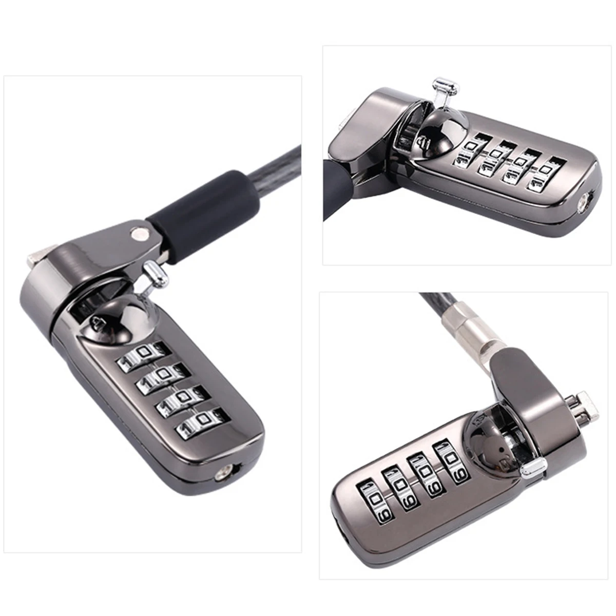 Universal 1.9m 4-Digit Zinc Alloy Computer Anti-theft Lock Cable Chain Universal For PC Notebook Laptop
Universal 1.9m 4-Digit Zinc Alloy Computer Anti-theft Lock Cable Chain Universal For PC Notebook Laptop