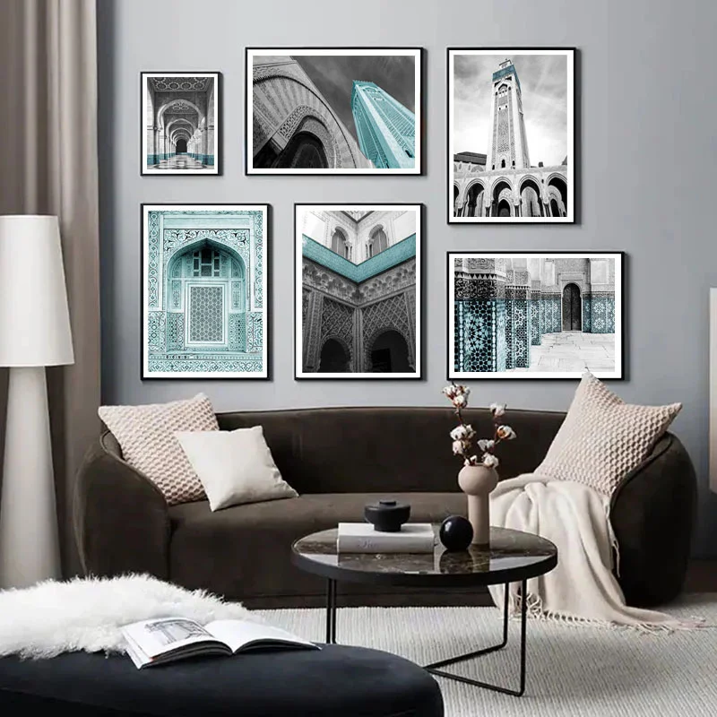 Modern Islamic Architecture Landscape Canvas Painting Moroccan Door Art Wall Print Poster Picture Living Room Home Decoration
Modern Islamic Architecture Landscape Canvas Painting Moroccan Door Art Wall Print Poster Picture Living Room Home Decoration