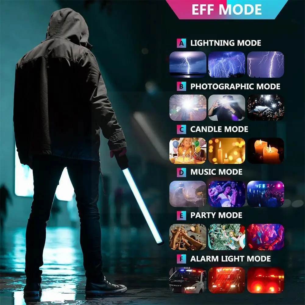Rgb Stick Handheld Photography Lighting Wand Flash Fill Lamp Led Colorful Speedlight Party Light Video U9k0
Rgb Stick Handheld Photography Lighting Wand Flash Fill Lamp Led Colorful Speedlight Party Light Video U9k0