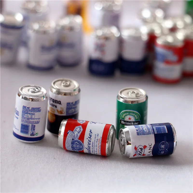 Dollhouse Kitchen Decoration Accessories, 5 PCS 1/12 Dolls House Mini Beer Can 
Dollhouse Kitchen Decoration Accessories, 5 PCS 1/12 Dolls House Mini Beer Can