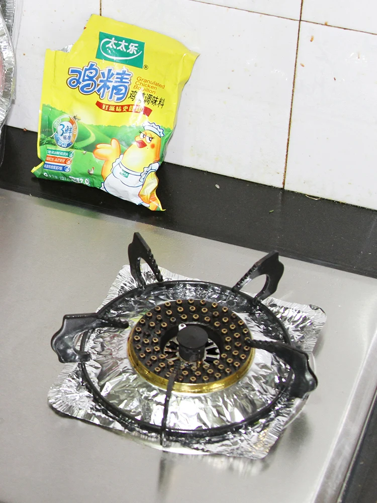 Thickening aluminum foil for gas cooker high temperature resistant kitchen gas cooker gas cooker tin foil oil proof cleaning pad
Thickening aluminum foil for gas cooker high temperature resistant kitchen gas cooker gas cooker tin foil oil proof cleaning pad
