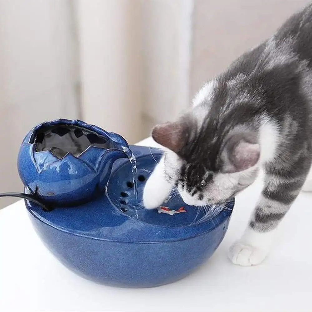 Automatic Electric Ceramic Drinking Fountain For Cats Dogs Drinking Aut Bowl Cat Water Fountain Dispenser Pet Products Food Bowl
Automatic Electric Ceramic Drinking Fountain For Cats Dogs Drinking Aut Bowl Cat Water Fountain Dispenser Pet Products Food Bowl
