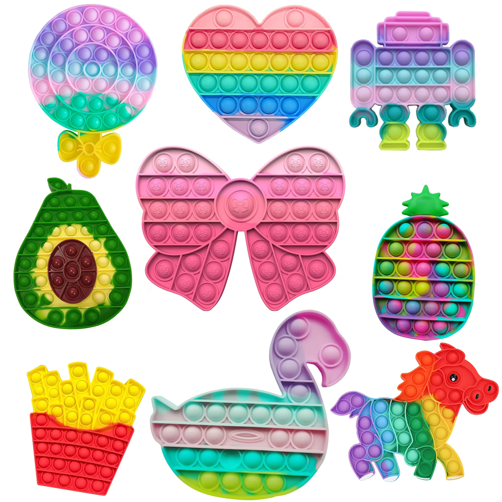 Fitget Toys Game For Adult Kid Push Bubble Fidget Sensory Toy Autism Special Needs Stress Reliever Figet Hand Simple Dimple Toys
Fitget Toys Game For Adult Kid Push Bubble Fidget Sensory Toy Autism Special Needs Stress Reliever Figet Hand Simple Dimple Toys