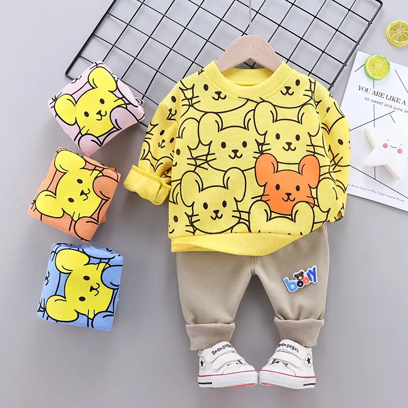 New Toddler Boys Clothing Spring Autumn Sets Baby Girls Cartoon Full Print O- Neck Tops+Pants Kids Infant Sports Fashion Suits
New Toddler Boys Clothing Spring Autumn Sets Baby Girls Cartoon Full Print O- Neck Tops+Pants Kids Infant Sports Fashion Suits