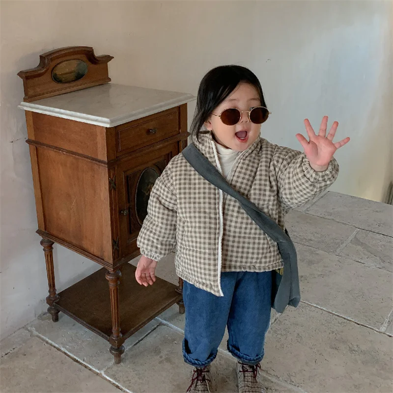 Girls Coat Jacket Thicken Plus Velvet 2021 Beige Thicken Plus Velvet Winter Autumn Cotton Tops Outerwear Children's Clothes
Girls Coat Jacket Thicken Plus Velvet 2021 Beige Thicken Plus Velvet Winter Autumn Cotton Tops Outerwear Children's Clothes