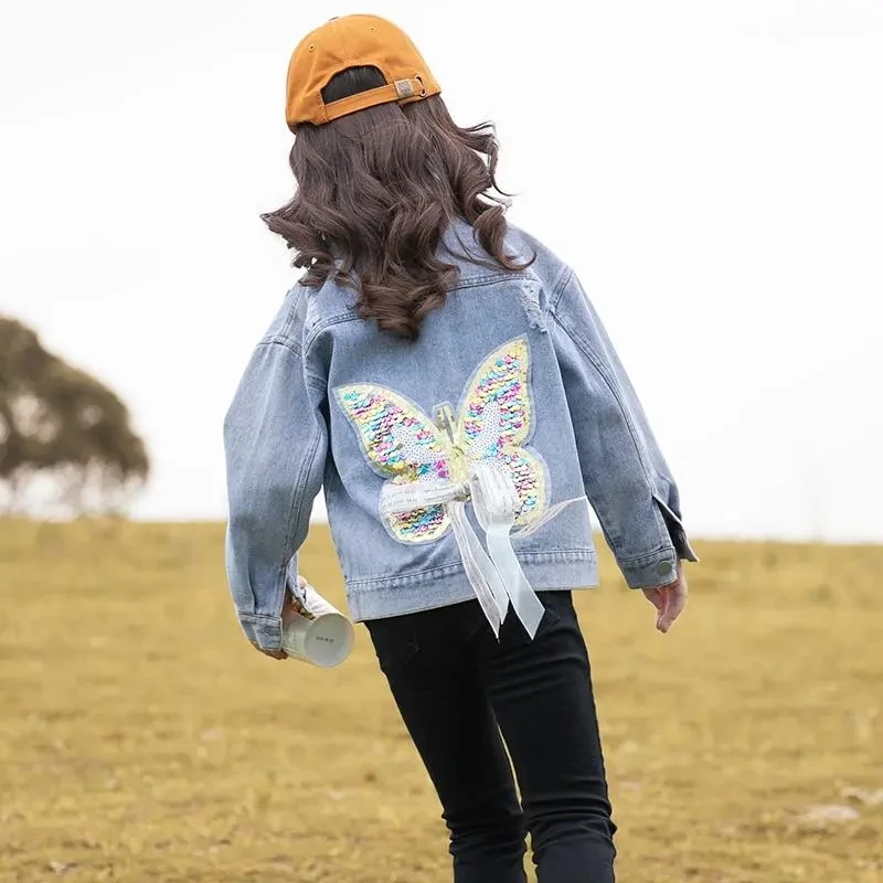 Spring Autumn Girls Denim Jacket Teens Jacket Children Ripped Jacket Girls Jeans Coat Kids Jacket For Girls 3 5 7 9 10 12T
Spring Autumn Girls Denim Jacket Teens Jacket Children Ripped Jacket Girls Jeans Coat Kids Jacket For Girls 3 5 7 9 10 12T