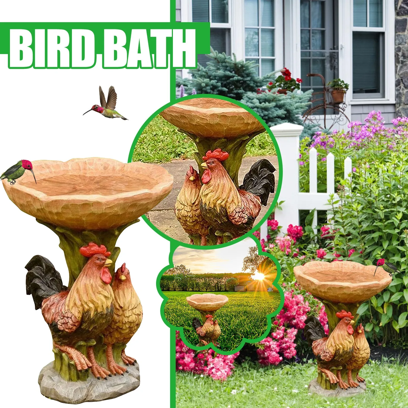 Resin Raccoon Birdbath Polyresin Antique Garden Bird Bath For Home Garden Yard Animal Sculptures Ornament Miniatures Resin
Resin Raccoon Birdbath Polyresin Antique Garden Bird Bath For Home Garden Yard Animal Sculptures Ornament Miniatures Resin