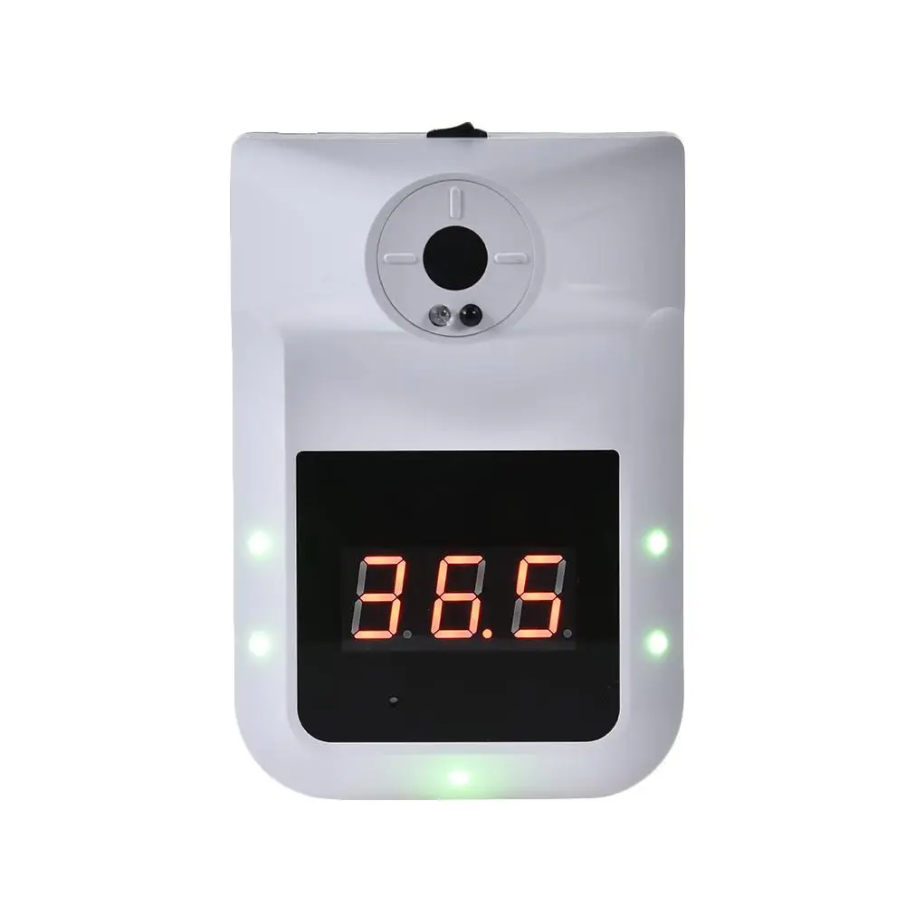 Wall Mounted Thermometer Non-contact Infrared Human Forehead Thermometer With LCD Display Alarm For Office Supermarket Subway
Wall Mounted Thermometer Non-contact Infrared Human Forehead Thermometer With LCD Display Alarm For Office Supermarket Subway