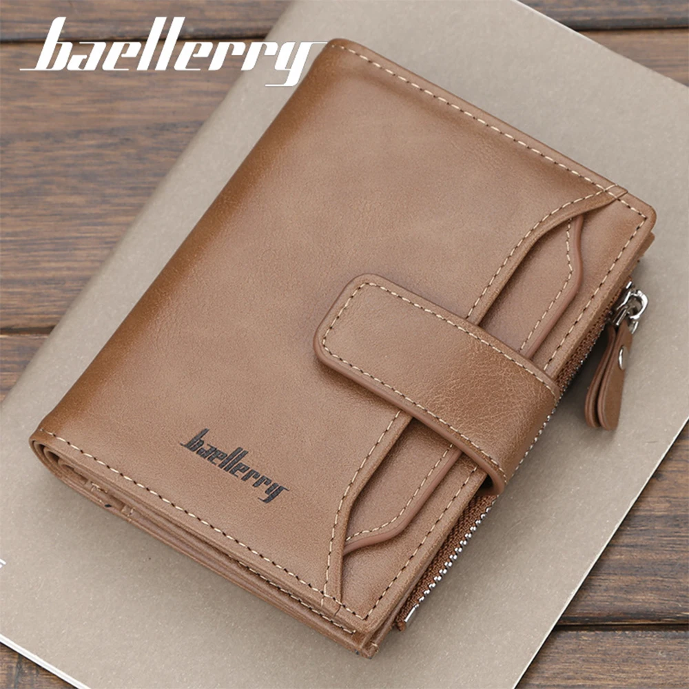 Fashion Men Short Wallet PU Leather Purse Male Coin Bag Men's Card Holder Purses Zipper Man Wallets Solid Clutch Wallet For Man
Fashion Men Short Wallet PU Leather Purse Male Coin Bag Men's Card Holder Purses Zipper Man Wallets Solid Clutch Wallet For Man