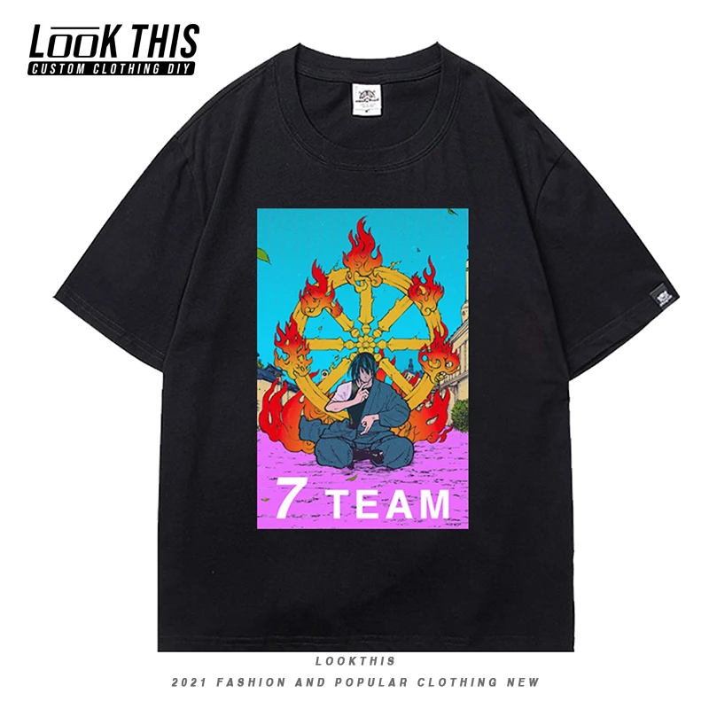 Harajuku Anime Fire Force Short Sleeve T-shirts Ladies Tee Oversized T-shirt Unisex Cartoon Character Y2k Woman Street Clothes 
Harajuku Anime Fire Force Short Sleeve T-shirts Ladies Tee Oversized T-shirt Unisex Cartoon Character Y2k Woman Street Clothes
