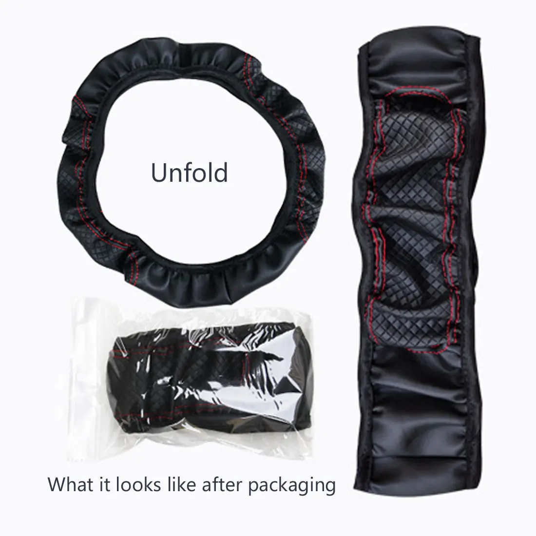37-38cm Universal Non-slip Car Steering Wheel Cover Four Seasons Embossing Leather Car-styling Car Accessories
37-38cm Universal Non-slip Car Steering Wheel Cover Four Seasons Embossing Leather Car-styling Car Accessories