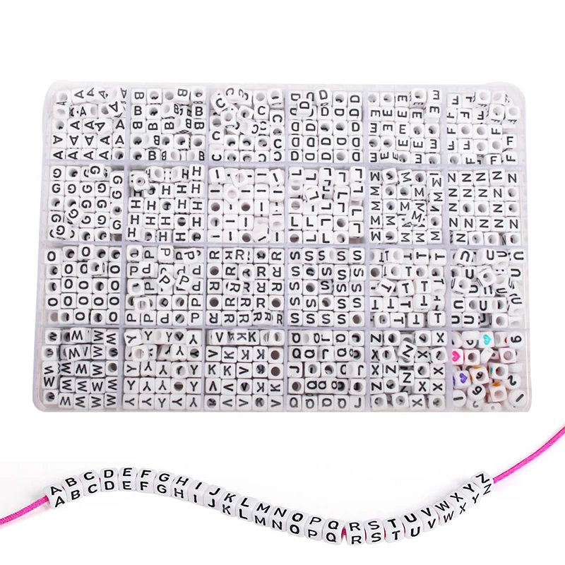 Acrylic Square English Letter Beads DIY Alphabet Letters Set 6mm Bracelet Necklace Jewelry Accessories Making Friend Charms
Acrylic Square English Letter Beads DIY Alphabet Letters Set 6mm Bracelet Necklace Jewelry Accessories Making Friend Charms