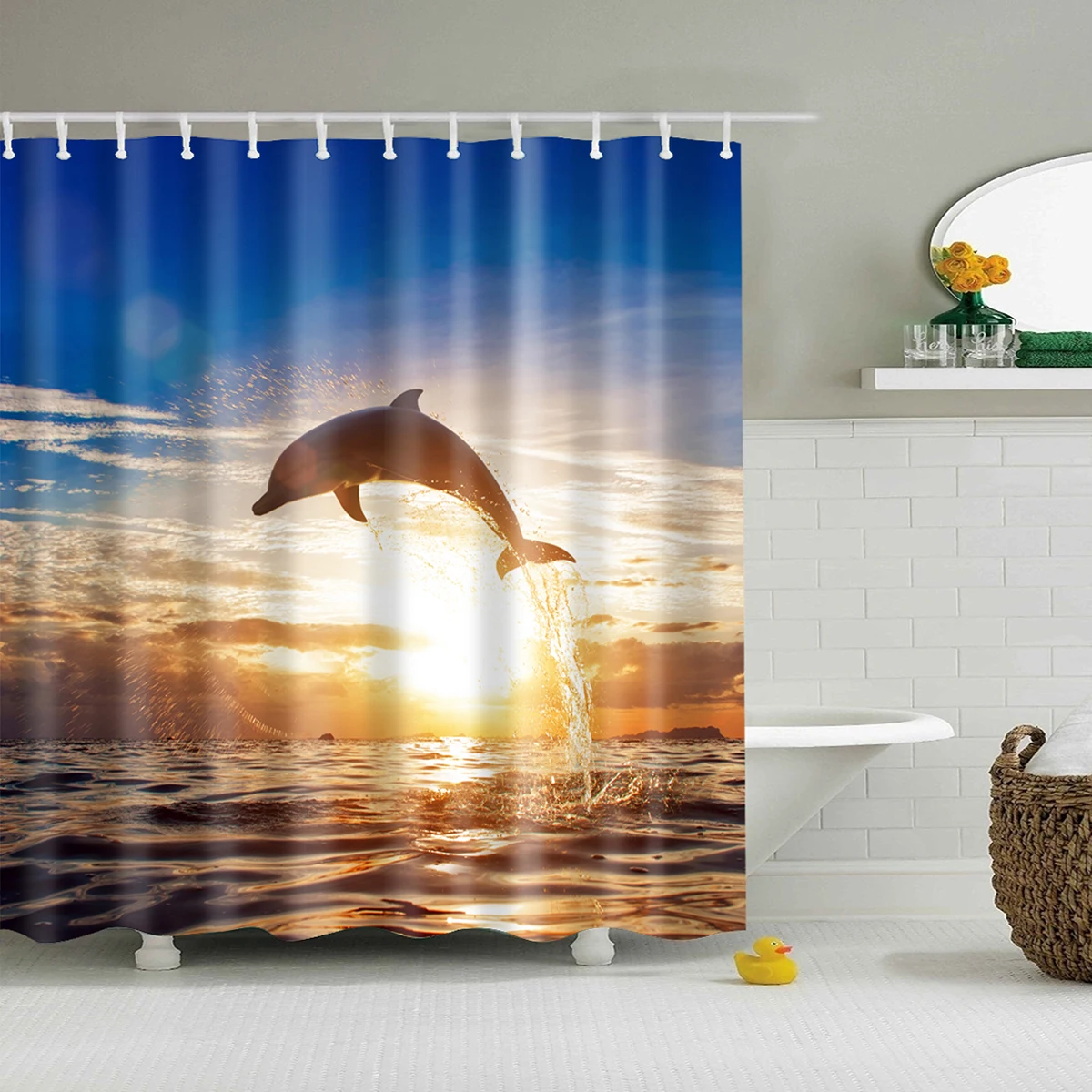 Bathroom Shower Curtain Digital Print Waterproof Polyester Shower Window Curtain With 12 Hooks Waterproof Polyester Bath Curtain
Bathroom Shower Curtain Digital Print Waterproof Polyester Shower Window Curtain With 12 Hooks Waterproof Polyester Bath Curtain