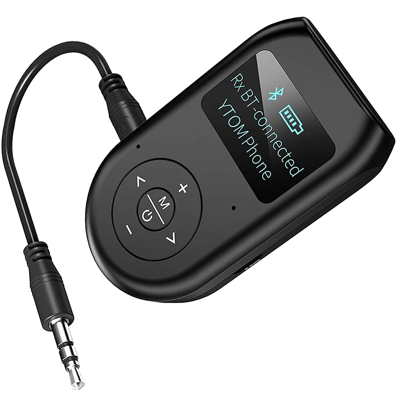 Передатчик и приемник Bluetooth, беспроводной адаптер Bluetooth 5,0 3-в-1 с дисплеем, аудиоадаптер с низкой задержкой для ПК, ТВ
Передатчик и приемник Bluetooth, беспроводной адаптер Bluetooth 5,0 3-в-1 с дисплеем, аудиоадаптер с низкой задержкой для ПК, ТВ
