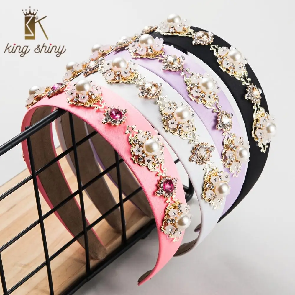 Baroque Floral Jeweled Headband for Woman Luxury Flower Pearl Rhinestone Bezel Elegant Diamante Bridal Wedding Tiara Head Bands
Baroque Floral Jeweled Headband for Woman Luxury Flower Pearl Rhinestone Bezel Elegant Diamante Bridal Wedding Tiara Head Bands