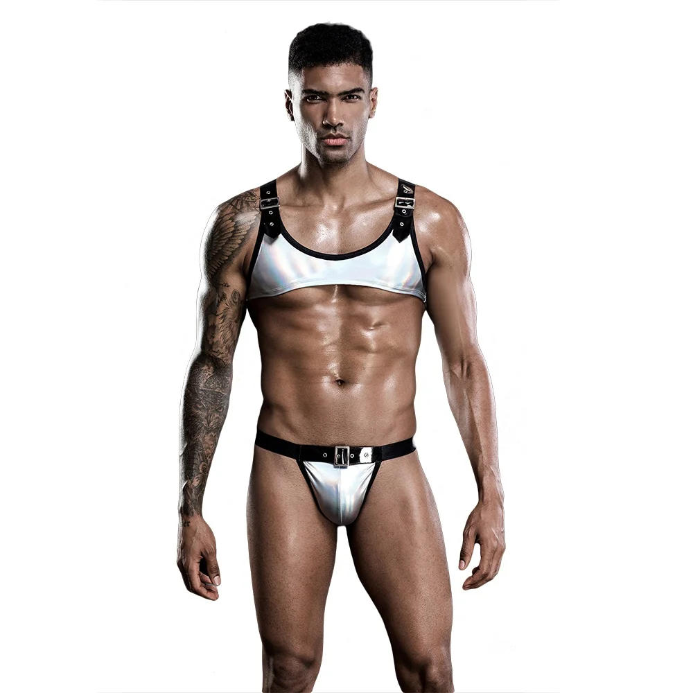 Sexy Men's 2 Pcs Gym Muscle Sports Half Tank Top Vest+ Jockstraps Gentleman Clubwear Costume Male Leotard Lingerie Outfits 7236
Sexy Men's 2 Pcs Gym Muscle Sports Half Tank Top Vest+ Jockstraps Gentleman Clubwear Costume Male Leotard Lingerie Outfits 7236