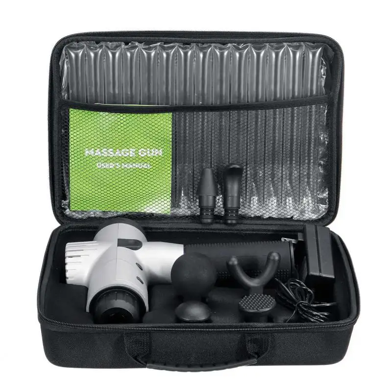 6 Heads Massage Gun Relieve Sports Fatigue Injury Therapy Tool Muscle Relaxation Fascia Gun Fitness Health Care Beauty Massager
6 Heads Massage Gun Relieve Sports Fatigue Injury Therapy Tool Muscle Relaxation Fascia Gun Fitness Health Care Beauty Massager