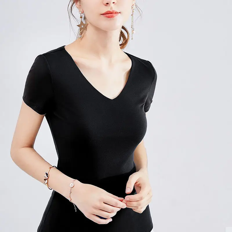 New Summer casual breathable high quality hot selling short sleeve women's T-shirt
New Summer casual breathable high quality hot selling short sleeve women's T-shirt