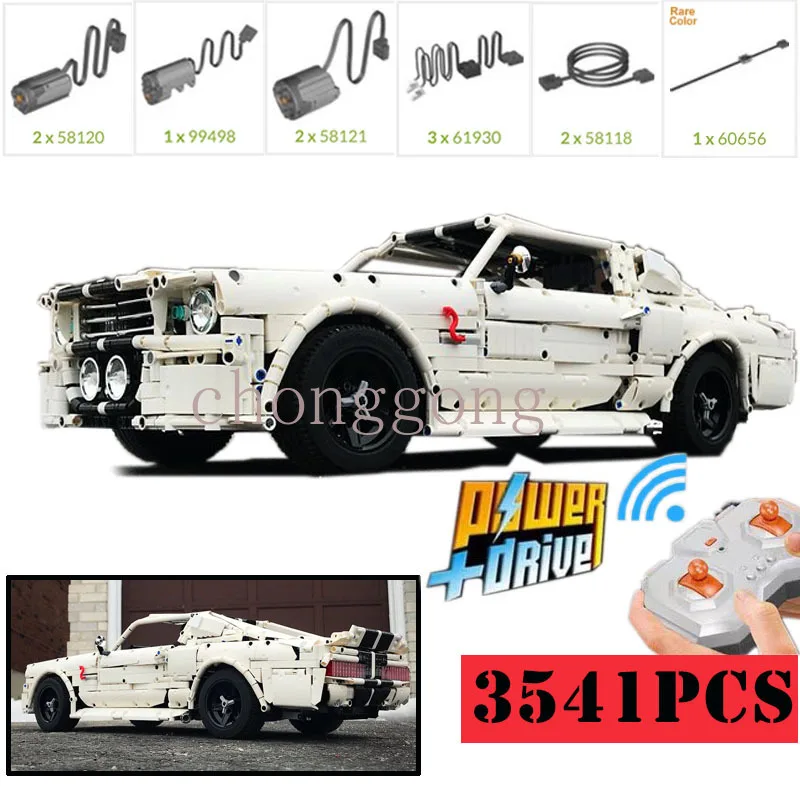 New classic 1967 Eleanor Mustang Super Racing Car fit MOC-14616 Building Blocks Collection Toy Children Kid Christmas Gift
New classic 1967 Eleanor Mustang Super Racing Car fit MOC-14616 Building Blocks Collection Toy Children Kid Christmas Gift