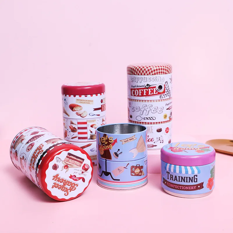 Cartoon Cake Metal Tin Box Recycled Round Three Layer Dividable Rose Tea Storage Container Christmas Party Snack Package Boxes
Cartoon Cake Metal Tin Box Recycled Round Three Layer Dividable Rose Tea Storage Container Christmas Party Snack Package Boxes