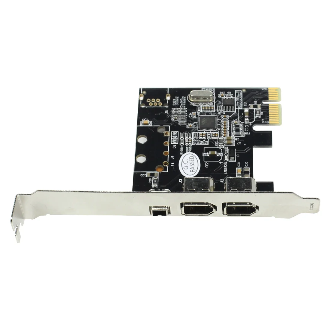 

PCIe Combo 3 Ports 1394A 1x 4Pin 2x 6Pin Expansion Card PCI Express to IEEE 1394 Adapter Controller for Firewire Desktop PC