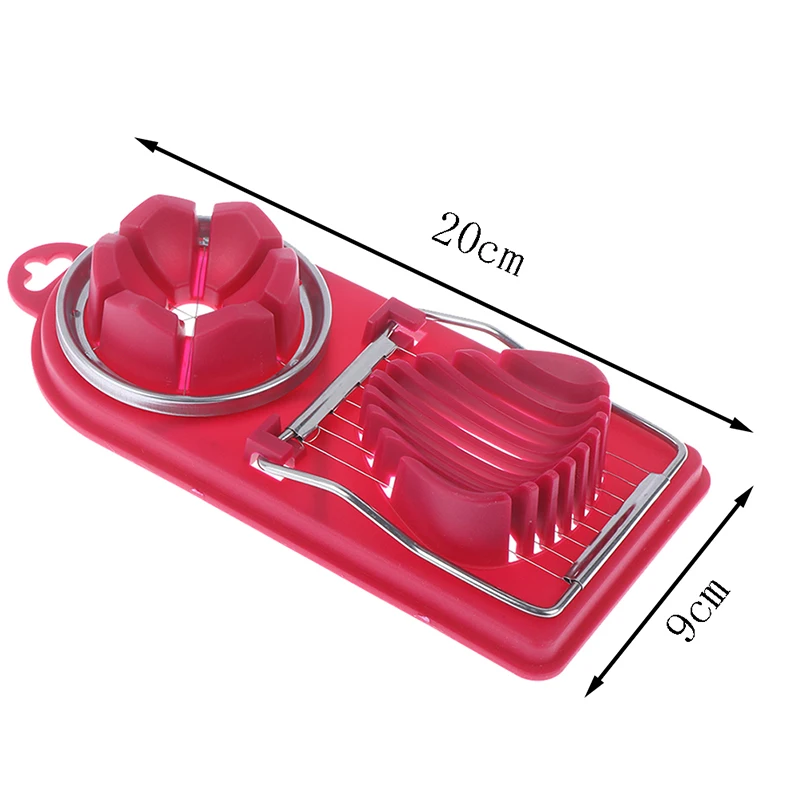 Stainless Steel Boiled Egg Slicer Section Cutter Mushroom Tomato Cutter Kitchen Skiving Machine Cooking Accessory 
Stainless Steel Boiled Egg Slicer Section Cutter Mushroom Tomato Cutter Kitchen Skiving Machine Cooking Accessory