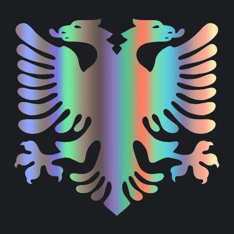 Popular Car Stickers Albanian Flag Eagle Reflective Decal Waterproof Stickers on Car Rear Bumper Vinyl Die Cut 20x19cm
Popular Car Stickers Albanian Flag Eagle Reflective Decal Waterproof Stickers on Car Rear Bumper Vinyl Die Cut 20x19cm