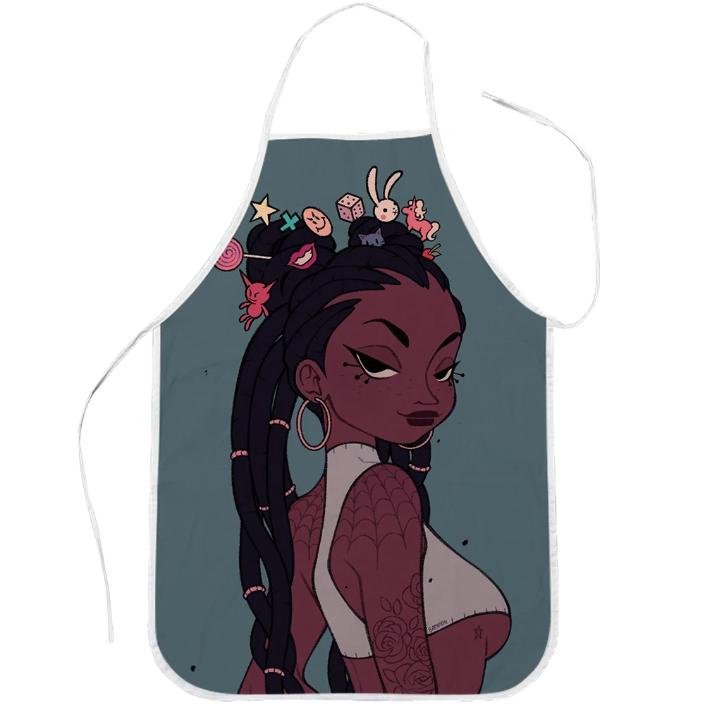 CLOOCL Kitchen Cooking Apron Cartoons Printed Polyester Aprons Beautiful Afro Girl Women Sleeveless Baking Bibs Drop Shipping
CLOOCL Kitchen Cooking Apron Cartoons Printed Polyester Aprons Beautiful Afro Girl Women Sleeveless Baking Bibs Drop Shipping