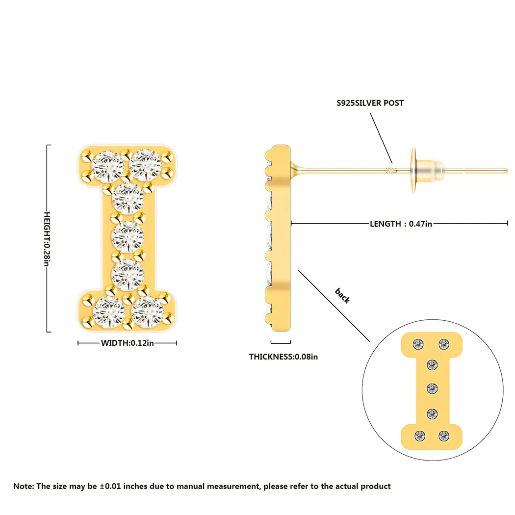 Wholesale Initial 26 Letters Stud Earrings Crystal Dainty Alphabet Earrings For Women Korea New Fashion Jewelry Accessories 2021
Wholesale Initial 26 Letters Stud Earrings Crystal Dainty Alphabet Earrings For Women Korea New Fashion Jewelry Accessories 2021