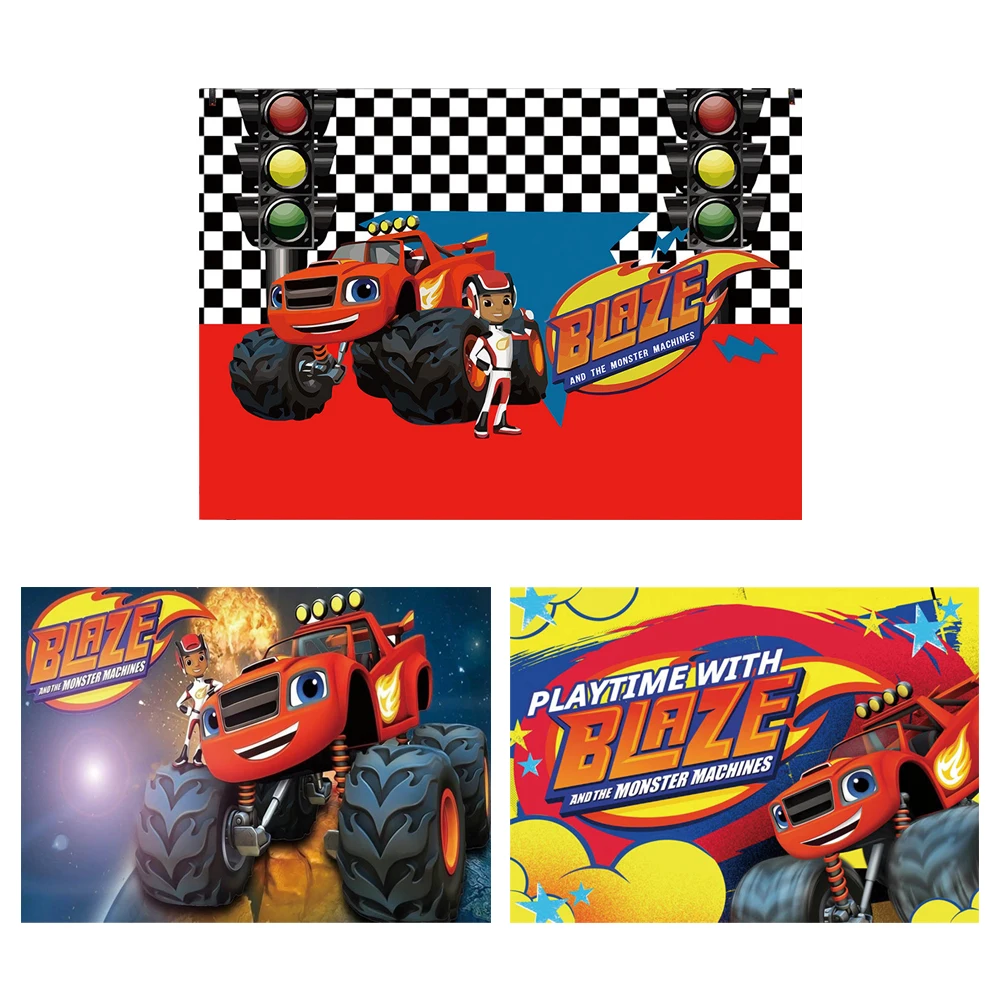 Cartoon Blaze Monsters Machine Truck Car Photography Backgrounds Custom Birthday Backdrop Photo Studio Party Decorations
Cartoon Blaze Monsters Machine Truck Car Photography Backgrounds Custom Birthday Backdrop Photo Studio Party Decorations