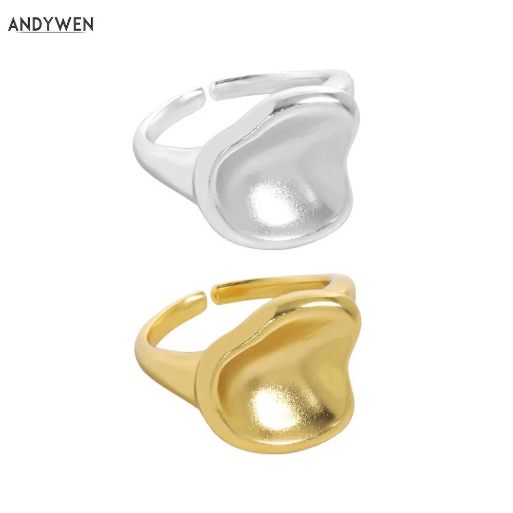 ANDYWEN 925 пробы Серебряные Золотые круглые Регулируемые кольца женские Рок Панк женские 2021 Свадебные ювелирные изделия подарочные украшения ...
ANDYWEN 925 пробы Серебряные Золотые круглые Регулируемые кольца женские Рок Панк женские 2021 Свадебные ювелирные изделия подарочные украшения ...