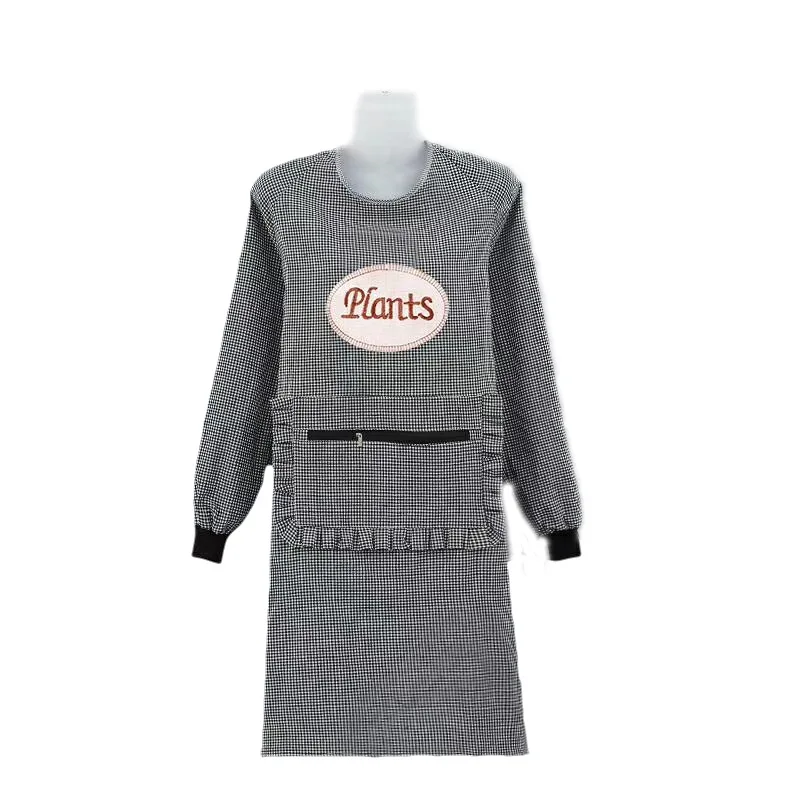 2020 cotton home cotton linen apron letter kitchen work zipper anti-theft pocket screw long sleeves
2020 cotton home cotton linen apron letter kitchen work zipper anti-theft pocket screw long sleeves