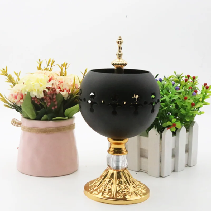 Portable Incense Burner Incense Holder Incense Metal Burner Diamond Flower Arabian Style Crystal Incense Decoration Crafts
Portable Incense Burner Incense Holder Incense Metal Burner Diamond Flower Arabian Style Crystal Incense Decoration Crafts