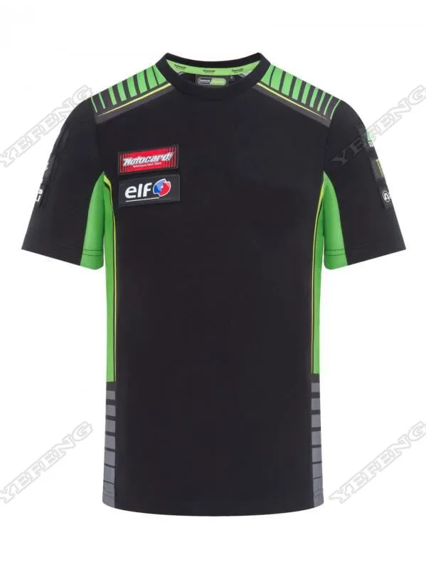 Summer Quick dry Breathable Men Black/Green Ractory Racing Team Motocross Clothing Leisure T-Shirt
Summer Quick dry Breathable Men Black/Green Ractory Racing Team Motocross Clothing Leisure T-Shirt
