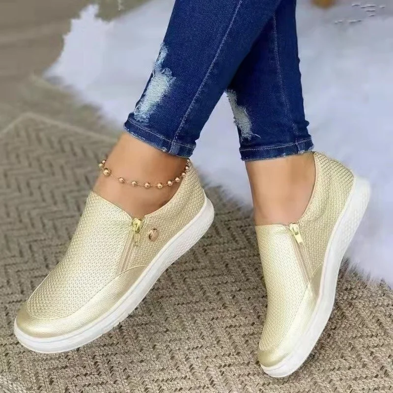 Hot Sale Women's Shoes 2022 Spring and Autumn Women's Plus Size Casual Shoes Fashion Women's Zipper Flat Shoes 36--43
Hot Sale Women's Shoes 2022 Spring and Autumn Women's Plus Size Casual Shoes Fashion Women's Zipper Flat Shoes 36--43