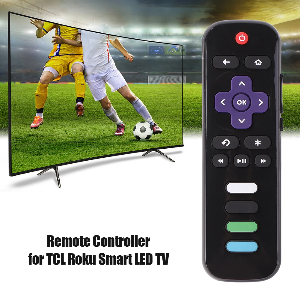 Remote Control Switch for TCL Roku Smart LED Wireless Replacement Controller with Side Buttons 140*42*17mm/5.5*1.65*0.67in
Remote Control Switch for TCL Roku Smart LED Wireless Replacement Controller with Side Buttons 140*42*17mm/5.5*1.65*0.67in