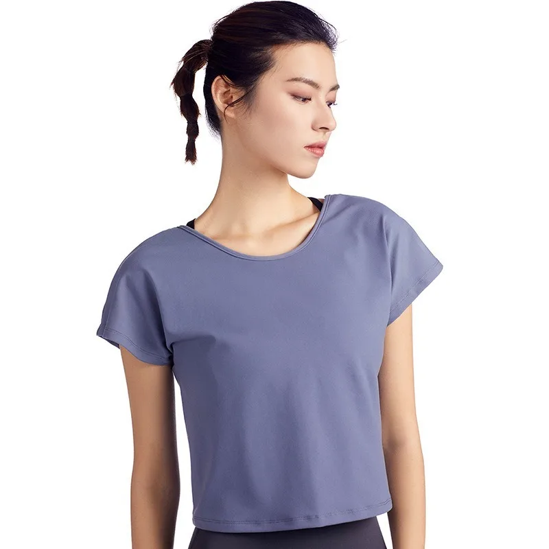 Yoga Clothing Women Hollow Beautiful Back Loose Short Sleeve T-shirt Round Neck Deep V Backless Sexy Sports Fitness Comfy
Yoga Clothing Women Hollow Beautiful Back Loose Short Sleeve T-shirt Round Neck Deep V Backless Sexy Sports Fitness Comfy