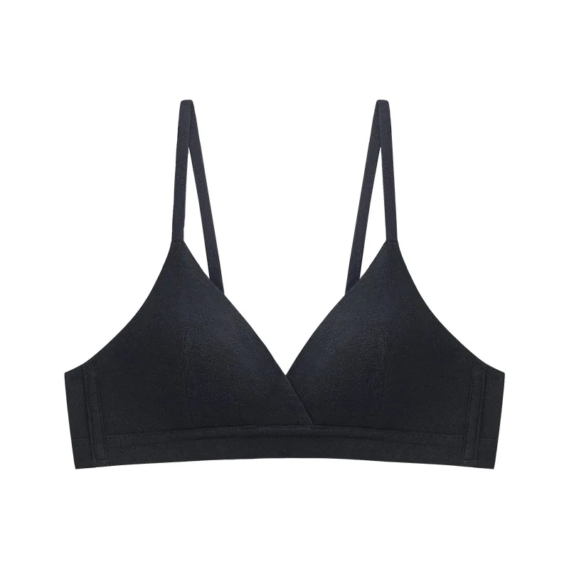 French Triangle Cup Cotton Small Breast Underwear Female Invisible No Steel Ring Bra Thin Section Japanese Girl Sexy Bra
French Triangle Cup Cotton Small Breast Underwear Female Invisible No Steel Ring Bra Thin Section Japanese Girl Sexy Bra