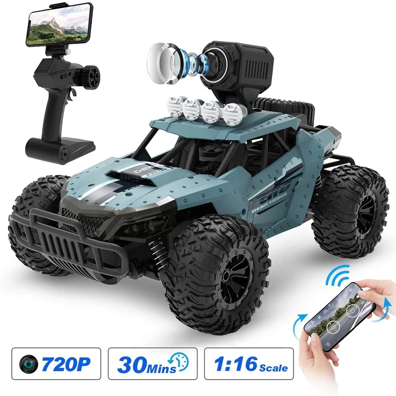 DeerMan 2.4G 1:16 High-Speed RC Rock Car with 200W WiFi Camera Climbing Car Model Big Foot Toy Car
DeerMan 2.4G 1:16 High-Speed RC Rock Car with 200W WiFi Camera Climbing Car Model Big Foot Toy Car