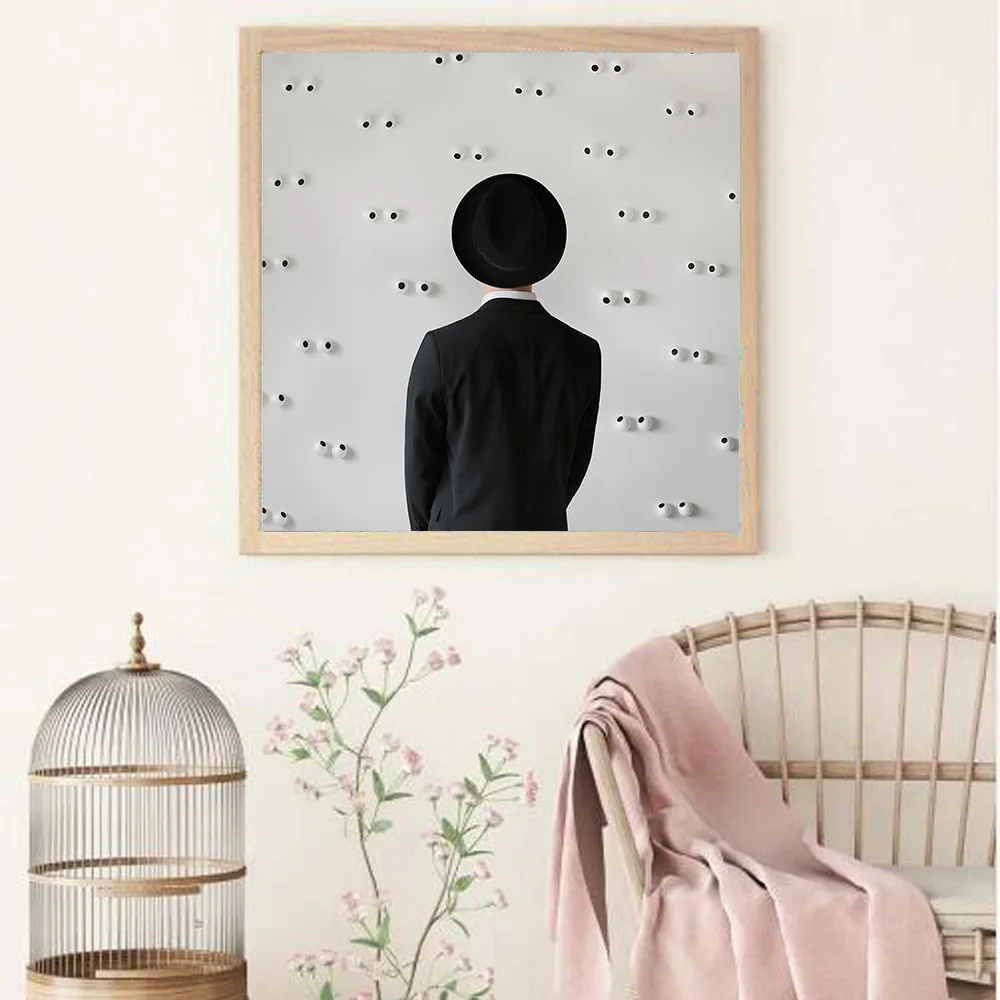 Suit Hat Characters Back Vintage Walls Paintings Abstract Canvas Painting Home Decor Wall Art Back Artistic Home Decoration
Suit Hat Characters Back Vintage Walls Paintings Abstract Canvas Painting Home Decor Wall Art Back Artistic Home Decoration