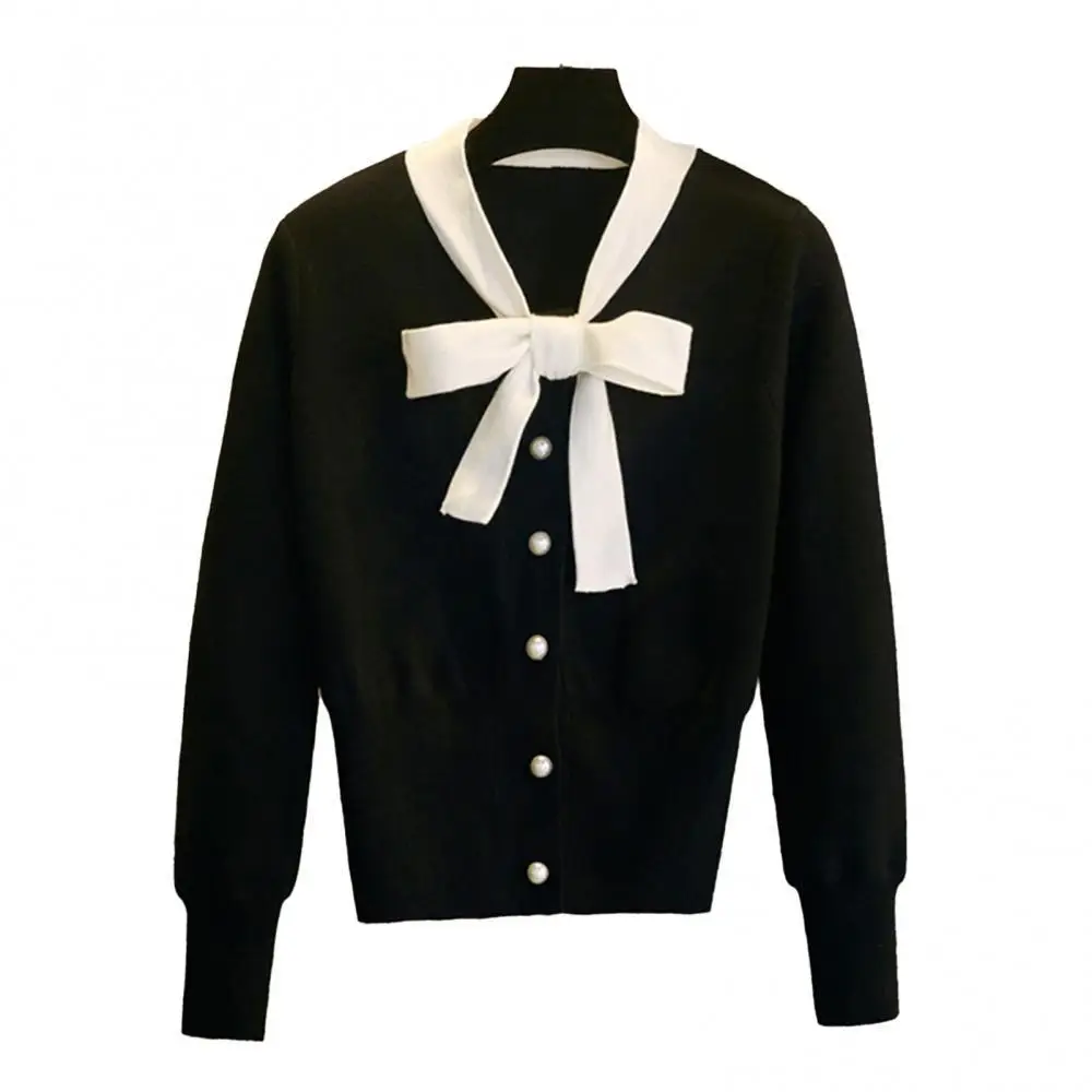 Autumn Women Regular Long Sleeve Acrylic Fiber Neck Neck Tie, Buttons, Bowknot Tie Bowknot Knit Blouse Buttons Sweater Pullover
Autumn Women Regular Long Sleeve Acrylic Fiber Neck Neck Tie, Buttons, Bowknot Tie Bowknot Knit Blouse Buttons Sweater Pullover