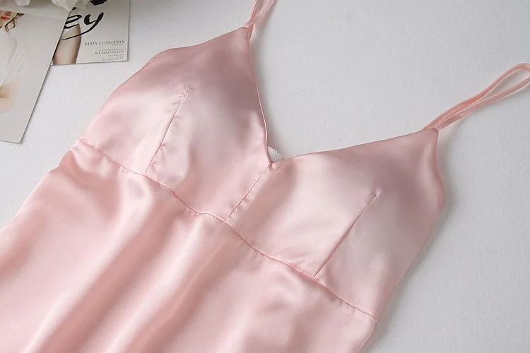 Nightdress Sexy Sleep Dress Female Satin Spaghetti Strap Intimate Lingerie Silky Nightgown Sleepwear Solid Nightwear Home Clothe
Nightdress Sexy Sleep Dress Female Satin Spaghetti Strap Intimate Lingerie Silky Nightgown Sleepwear Solid Nightwear Home Clothe