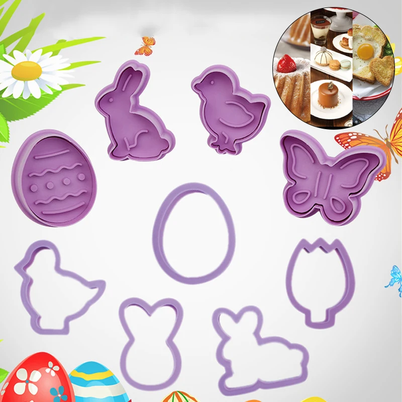 4/5pcs DIY Cookie Making Molds Handmade Baking Cake Tools For Easter Party Rabbit Egg Butterfly Shape Biscuit Baking Molds
4/5pcs DIY Cookie Making Molds Handmade Baking Cake Tools For Easter Party Rabbit Egg Butterfly Shape Biscuit Baking Molds
