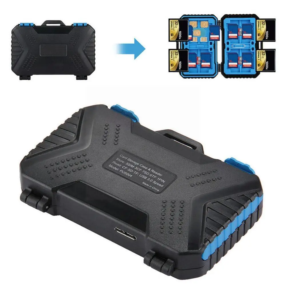 Waterproof 27 Slots Memory Cards Protector 9 Pin + 4 8 T + 1 Capacity: F Cover Storage Card Box, Sd Cf + E2p2
Waterproof 27 Slots Memory Cards Protector 9 Pin + 4 8 T + 1 Capacity: F Cover Storage Card Box, Sd Cf + E2p2