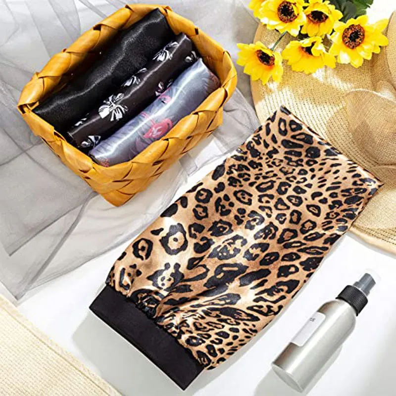 Hair Accessories Women's Solid Color Leopard Print Flower Printed Satin Night Hat High Elasticity Wide Brim Long Hair Care Hat
Hair Accessories Women's Solid Color Leopard Print Flower Printed Satin Night Hat High Elasticity Wide Brim Long Hair Care Hat