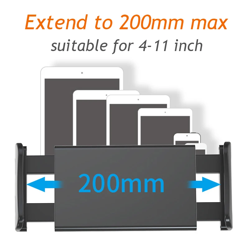 Telescopic Car Auto Rear Pillow Phone Holder Tablet Vehicle Stand Seat Rear Headrest Mounting Bracket for Phone Tablet 4-11 Inch
Telescopic Car Auto Rear Pillow Phone Holder Tablet Vehicle Stand Seat Rear Headrest Mounting Bracket for Phone Tablet 4-11 Inch