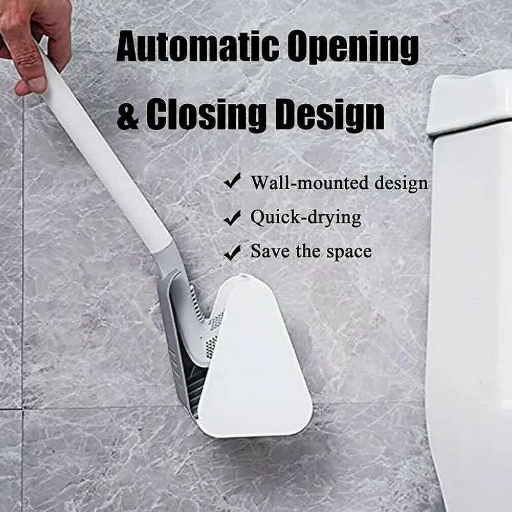 New Golf Silicone Toilet Brush Wall-Mounted Cleaning Tools Self-Opening And Closing Waterproof Base Bathroom Accessories Sets
New Golf Silicone Toilet Brush Wall-Mounted Cleaning Tools Self-Opening And Closing Waterproof Base Bathroom Accessories Sets