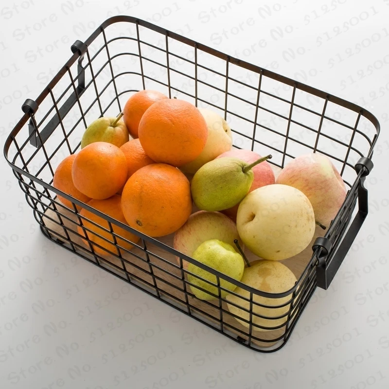 Iron Storage Basket Cosmetics Fruit Snacks Storage Baskets Household Washing Storage Baskets Miscellaneous Categories Finishing
Iron Storage Basket Cosmetics Fruit Snacks Storage Baskets Household Washing Storage Baskets Miscellaneous Categories Finishing
