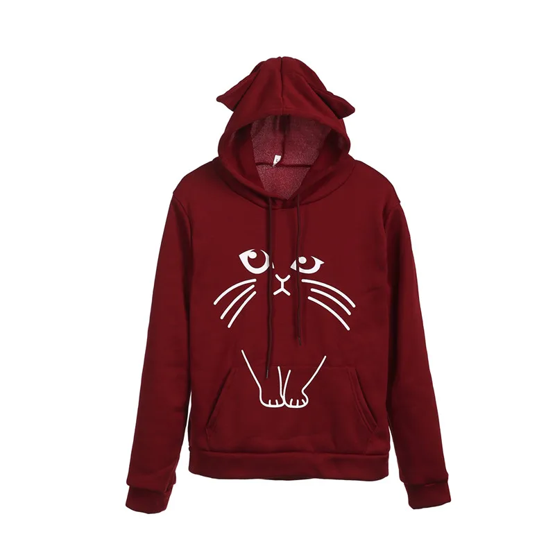 New arrival women clothes 2018 fashion hoodie sweatshirts Long sleeve Cartoon print Fleece thin Loose casual Hooded Tops ladies
New arrival women clothes 2018 fashion hoodie sweatshirts Long sleeve Cartoon print Fleece thin Loose casual Hooded Tops ladies